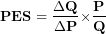 \[ \mathbf{PES = \ }\frac{\mathbf{\mathrm{\Delta}Q}}{\mathbf{\mathrm{\Delta}P}}\mathbf{\times}\frac{\mathbf{P}}{\mathbf{Q}}\ \]