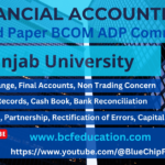 Solved Paper Financial Accounting I 2017 2nd Annual Punjab University