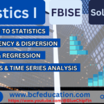 Statistics I HSSC I FBISE Solved Paper 2023, MCQS, Short Questions, Extensive Questions