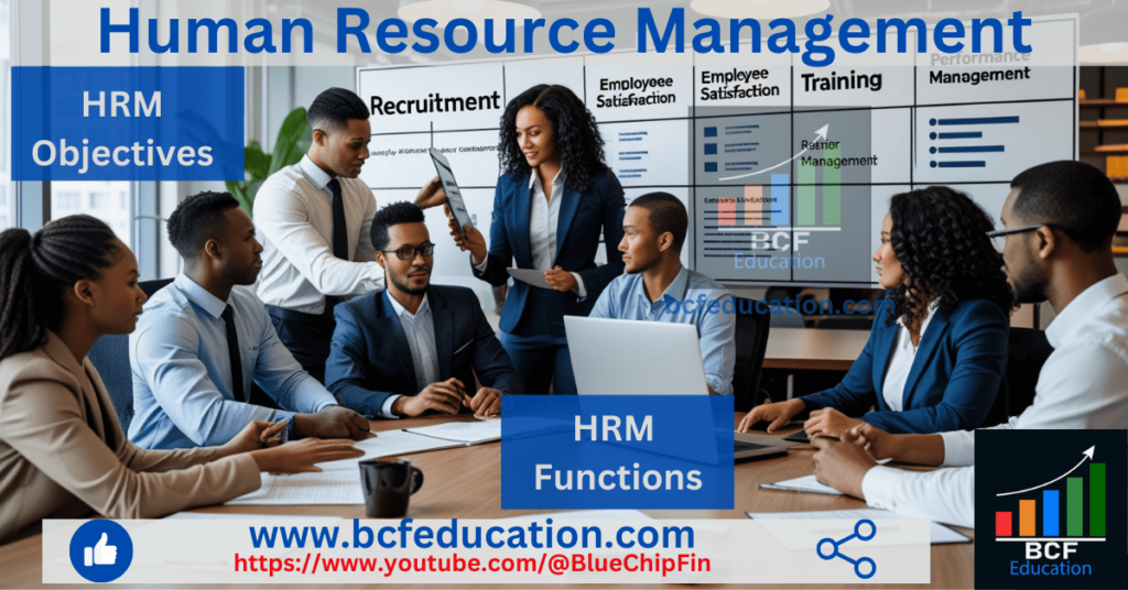What is Human Resource Management, Objectives and Functions of HRM.