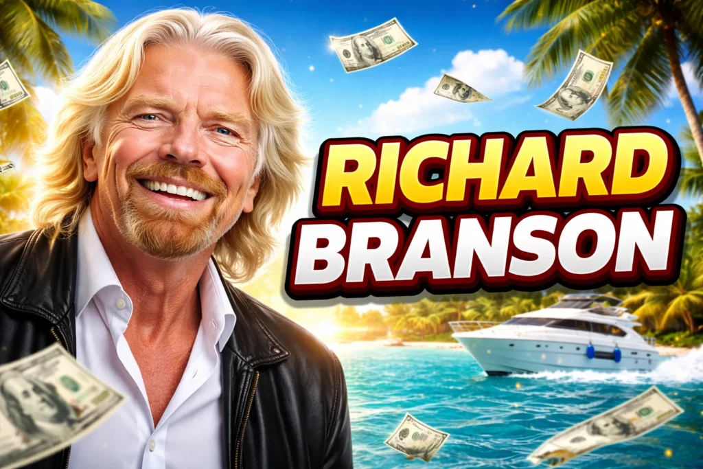 Richard Branson: founder of the Virgin Group