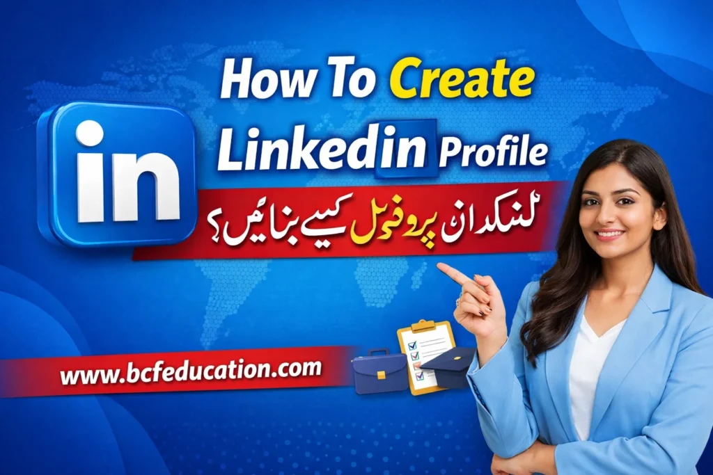 🌐 How to Create a LinkedIn Profile Urdu/ English