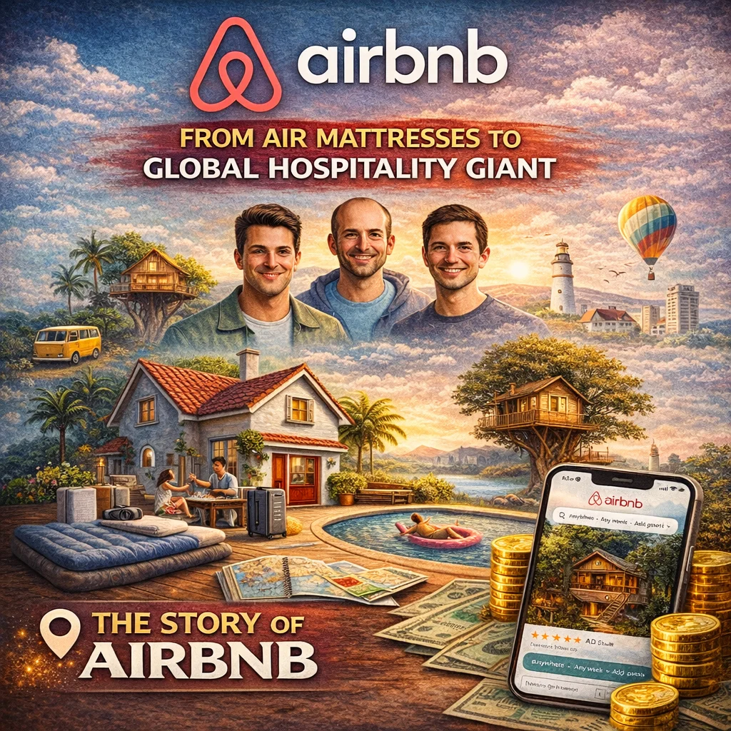 Airbnb – From Air Mattresses to Global Hospitality Giant