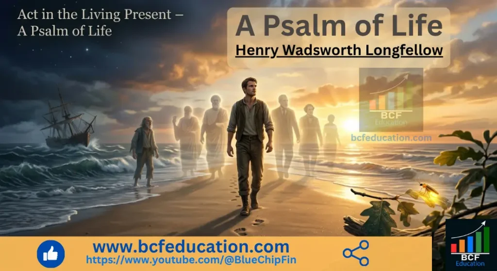 A Psalm of Life by Henry Wadsworth Longfellow – Full Explanation, Literary Devices, MCQs & More