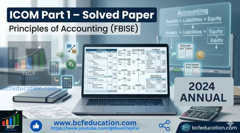 Principles-of-Accounting-I-Solved-Paper-ICOM-1-FBISE-2024-Annual-Latest-Exam-Solution-Guide
