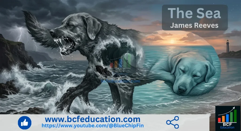 The Sea by James Reeves, Study Notes, Summary, Central Idea, Theme, and Figure of Speech